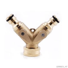 3/" 2-полосная насадка на шланг компонентов латунные трубы разделитель шаровой опоры воды быстрое соединение с соотношение цена/качество