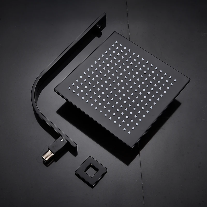 quyanre wanfan frap gappo black concealed shower faucet set rainfall shower head with embedded box singel handle mixer tap bathroom shower1