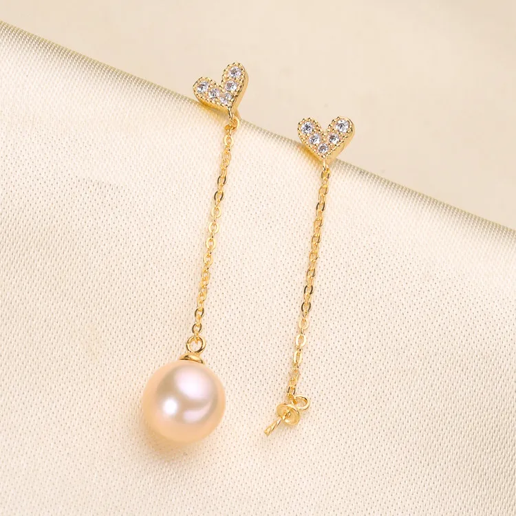 Fashion Pearl Earrings Accessories 925 Sterling Silver