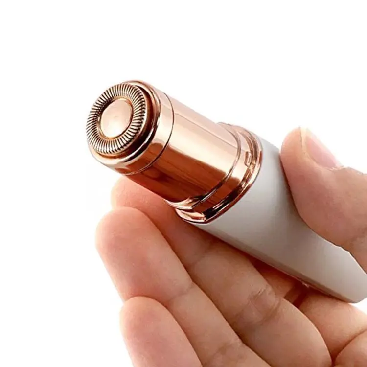 

White Electric Body Facial Hair Remover Razor Depilator Defeatherer Fashion Bikini Body Face Neck Leg Hair Removal Tool trimmer