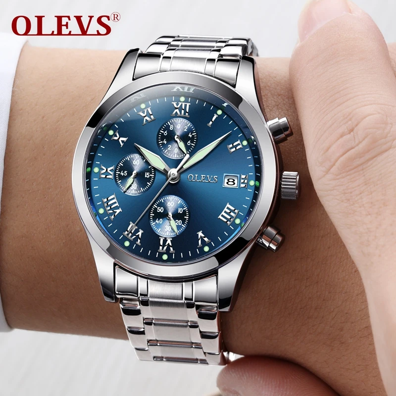 OLEVS Original Watch Men Sport Quartz Male Watches Luminous Wristwatch Auto Date Time Hour Clock Reloj Hombre Mens Steel Watches OLEVS Original Watch Men Sport Quartz Male Watches Luminous Wristwatch Auto Date Time Hour Clock Reloj Hombre Mens Steel Watches