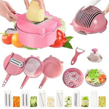 

13PCS Practical Vegetable Slicer Set 15 In 1 Multi-Purpose Vegetable Cutter Kitchen Gadget Fruit And Vegetable Tools Home Helper