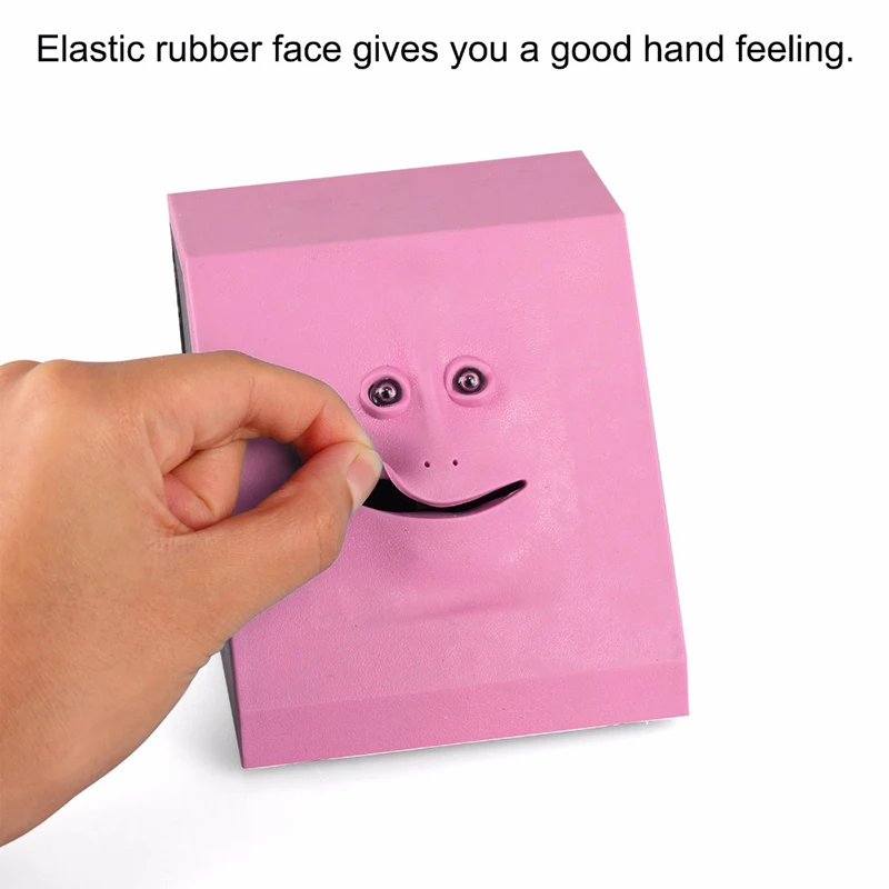 Facebank Face Saving Bank Toy Children Funny Tamagochi Toy Joke Practical Joke The Game Fun Toys