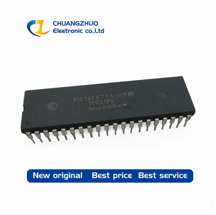 PIC16F877A-I/P PIC16F877A DIP-40 новый оригинальный | Электроника