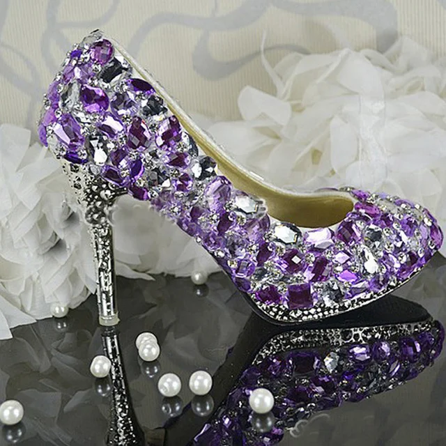 Luxurious Beautiful Bridal Dress Shoes Women High Heel Party Club