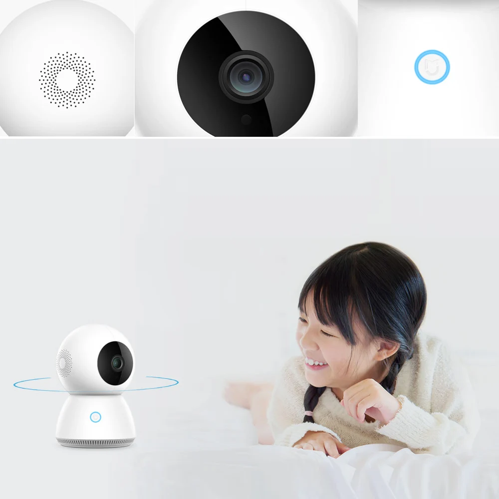 Xiaomi Mijia xiaobay Smart camera 1080P Full HD ночное видение 360 Угол панорамная веб-камера IP камера видеокамера приложение Беспроводное управление Домашняя безопасность улучшенная версия