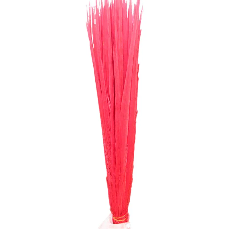 50 шт. красное перо фазана 16-18 дюймов 40-45 см свадебное шоу орнамент перо - Цвет: Красный