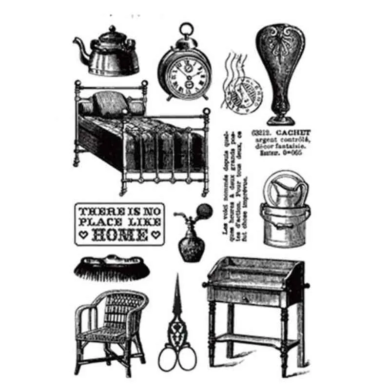 

Vintage Transparent Clear Stamp for DIY scrapbooking/Card Making
