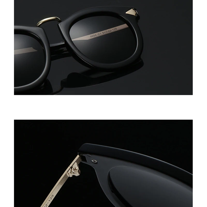 Для женщин дизайнерские Солнцезащитные квадратные элегантные женские очки большой кадр вождения солнца пластиковые стаканы 8648