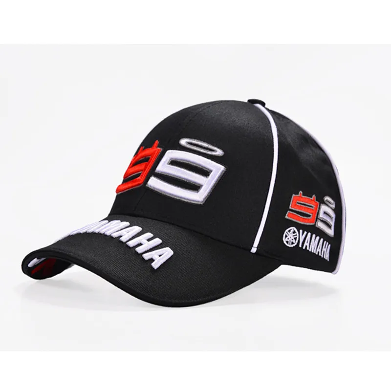 Гонки Кепки MOTO GP Хорхе Лоренцо 99 Для мужчин snapback в стиле хип-хоп Кепки Бейсбол Кепки мотоциклетные gorra Hat Racing Шапки вышивка YAMAHA - Цвет: Black99