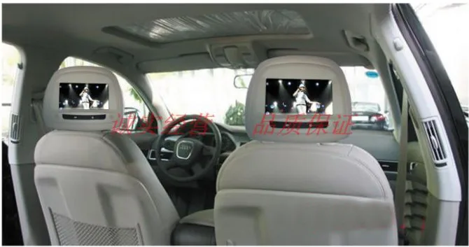 Подголовник Подушка монитор автомобиля TFT lcd монитор для Audi A6 Q5 Q7