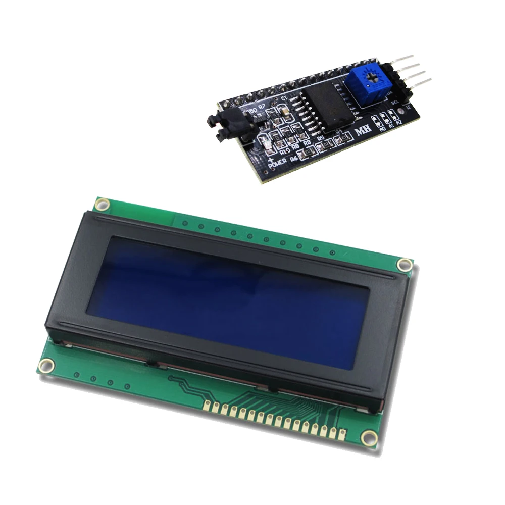 

IIC/I2C/TWI Serial LCD 2004 20x4 Display Shield Blue Backlight
