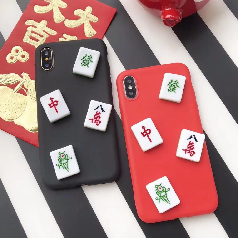 Супер прекрасный 3D Китайский Маджонг Lucky Cat золотой слиток шелк шаблон ТПУ чехол
