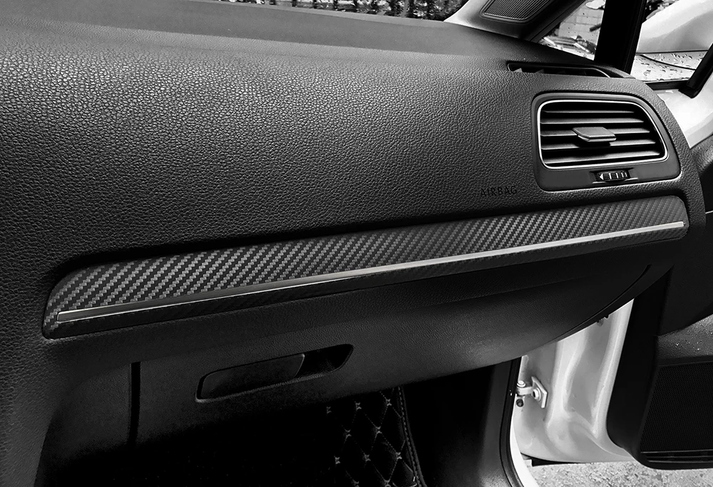 Защитная цветная перчатка из углеродного волокна для Volkswagen VW Golf 7 MK7|car styling|chrome