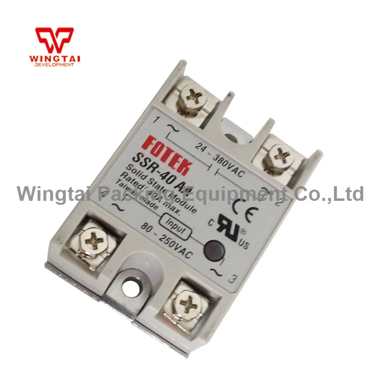 

SSR-40AA, SSR-40AA-H High Power 40A TAIWAN FOTEK Solid State Relay Module