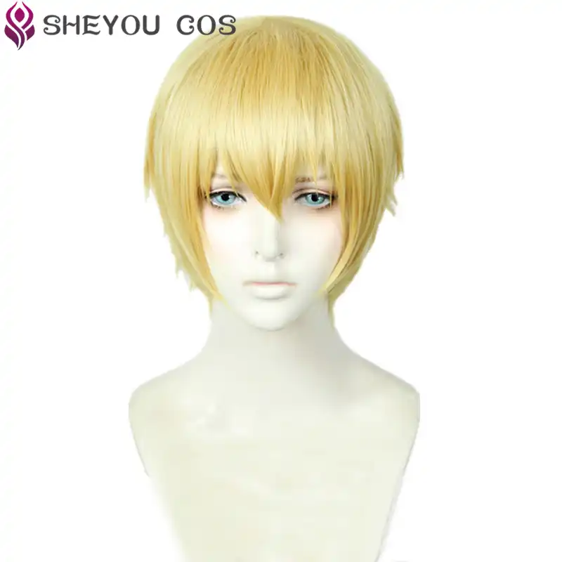 blonde cosplay wig