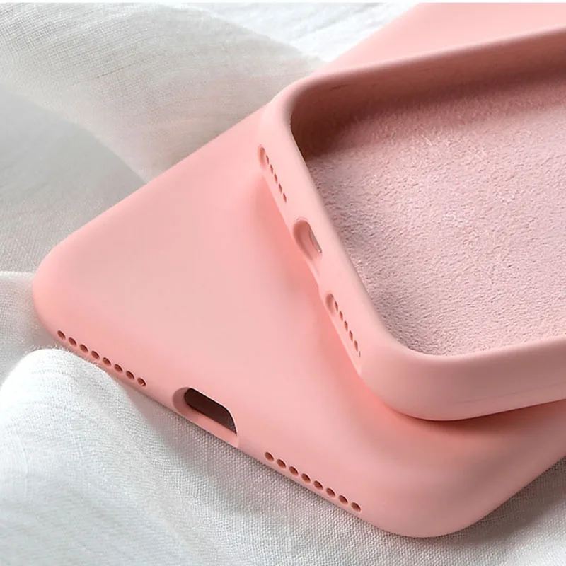 

Original Liquid Silicone Case For Huawei P20 Lite Cover Shockproof Bumper For Huawei P20 Pro P30 Pro Mate 20 Lite Coque Capa