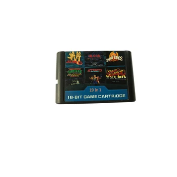 

19 in 1 Game Cartridge 16 bit Game Card For Sega Mega Drive MD For Genesis
