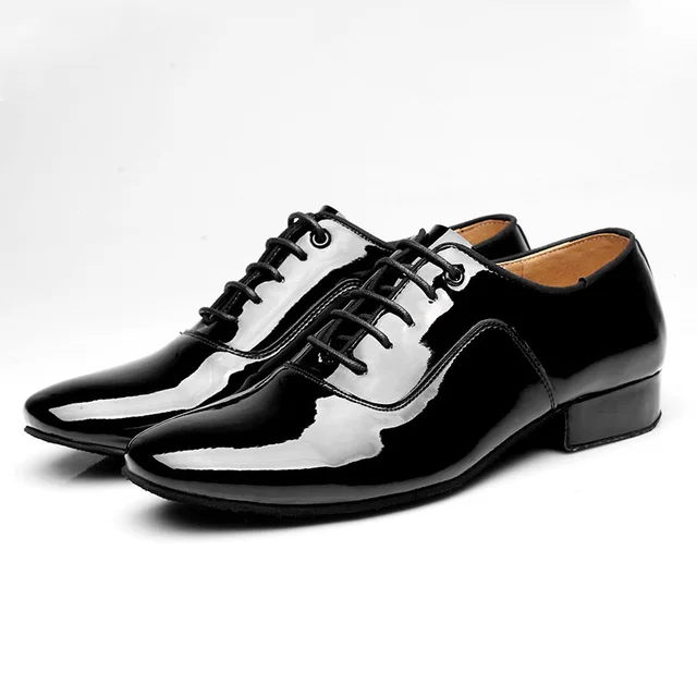 latino danza zapatos para hombres leathe foxtrot deportes zapatos