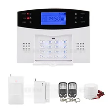 DIYSECUR Calidad 433 MHz Wireless Wired GSM/SMS/TEXTO/Dial Auto-Dial de Sistema de Alarma de Seguridad de Defensa zona De Garaje De Almacenamiento M2B