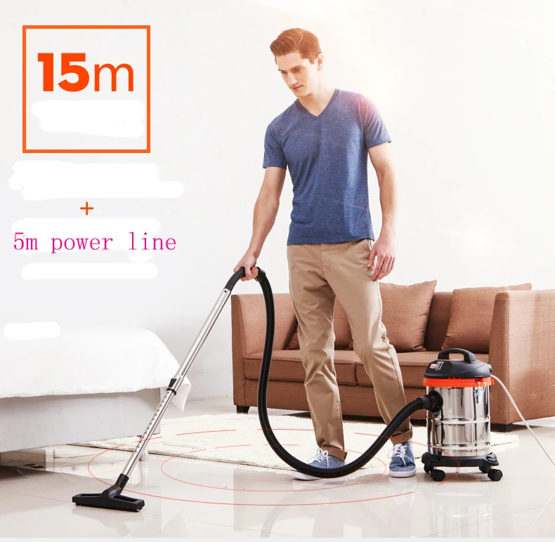 

Vacuum cleaner household small high power dry wet blew 3 usage 15L Vacuum dust collector/catcher electric vacuum sweeper