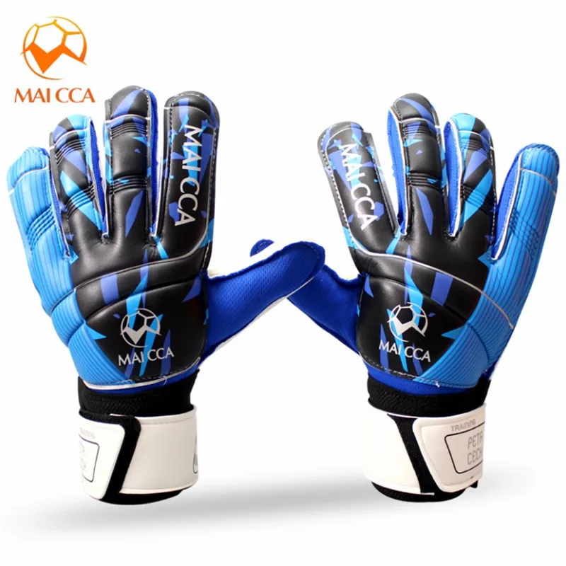 MAICCA профессиональные утолщенные латексные вратарские перчатки защита пальцев футбольные вратарские перчатки