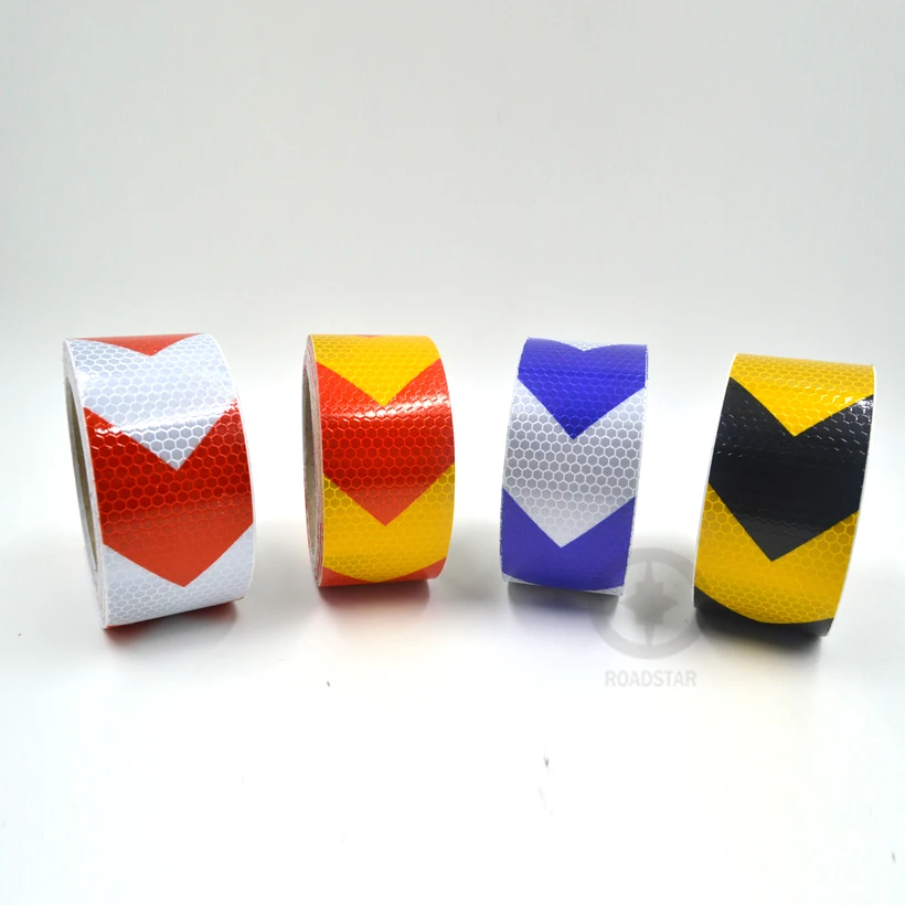 

Светоотражающая клейкая лента Roadstar 5 см x 5 м, красная, синяя, черная, для высокой видимости