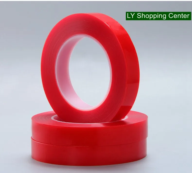 3 Rolls Width 25mmx10m Thickness 0.5mm,doublesided Transparent Clear Acrylic Adhesive Tape