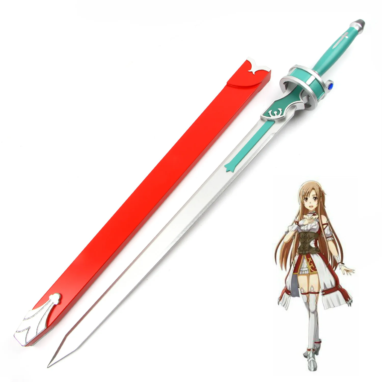 SAO обувь для вечеринки в Стиле косплей Sword Art Online Арка «призрачная пуля»(ggo) косплей yuuki деревянный меч Косплэй Опора оружие реквизит