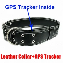 Скрытые GPS tracker для домашних животных в реальном времени GSM/GPRS GPS Собаки высокое Качество Кожаный Ошейник скрытая Pet GPS Трекер для Домашних Животных трекер