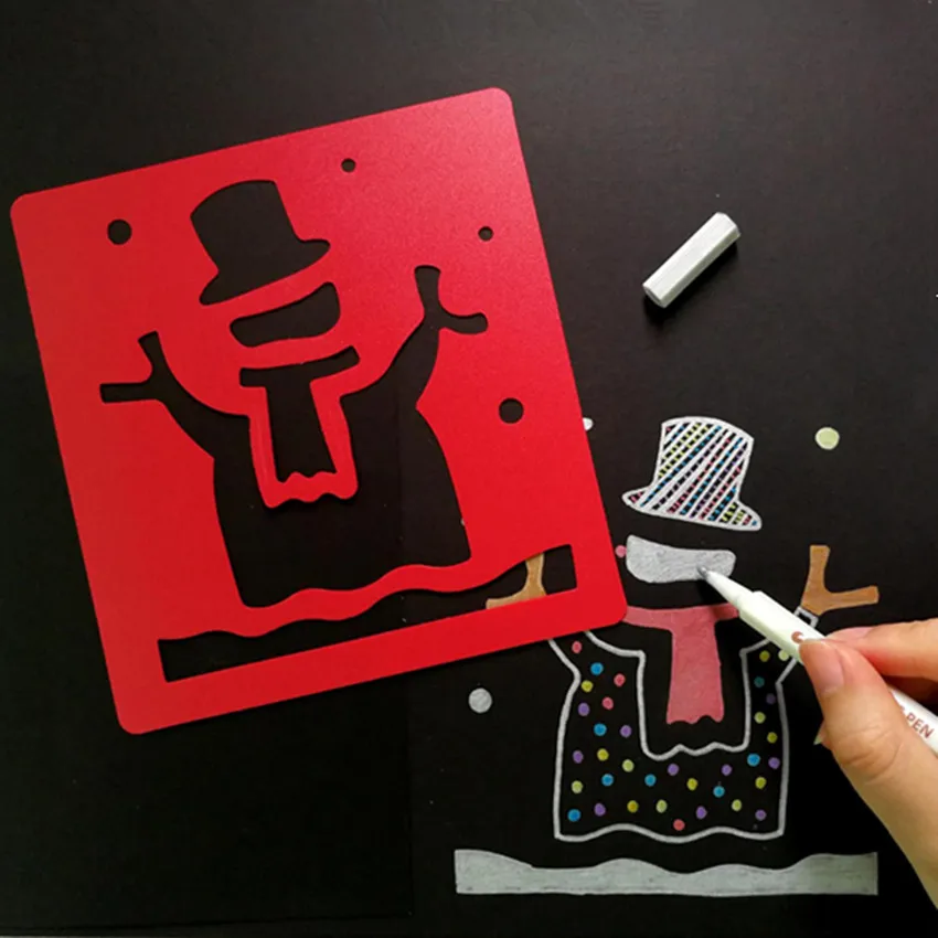 12 шт. линейка-трафарет художественный шаблон для рисования инструмент для рисования школьные принадлежности для рисования DIY Графический
