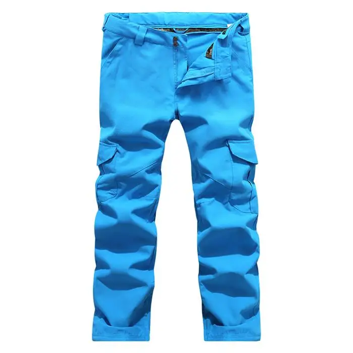 Мужские камуфляжные лыжные штаны, уличные лыжные штаны, брюки для сноуборда, термо водонепроницаемые ветрозащитные дышащие - Цвет: 5