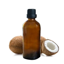 Coconut oil Virgin Coconuts Oil Carrier- Coconuts Extract Oil 100% Pure Coconuts Oil for Hair&Skin - 100ml/Bottle free delivery nature s way efagold coconut oil pure extra virgin 454g