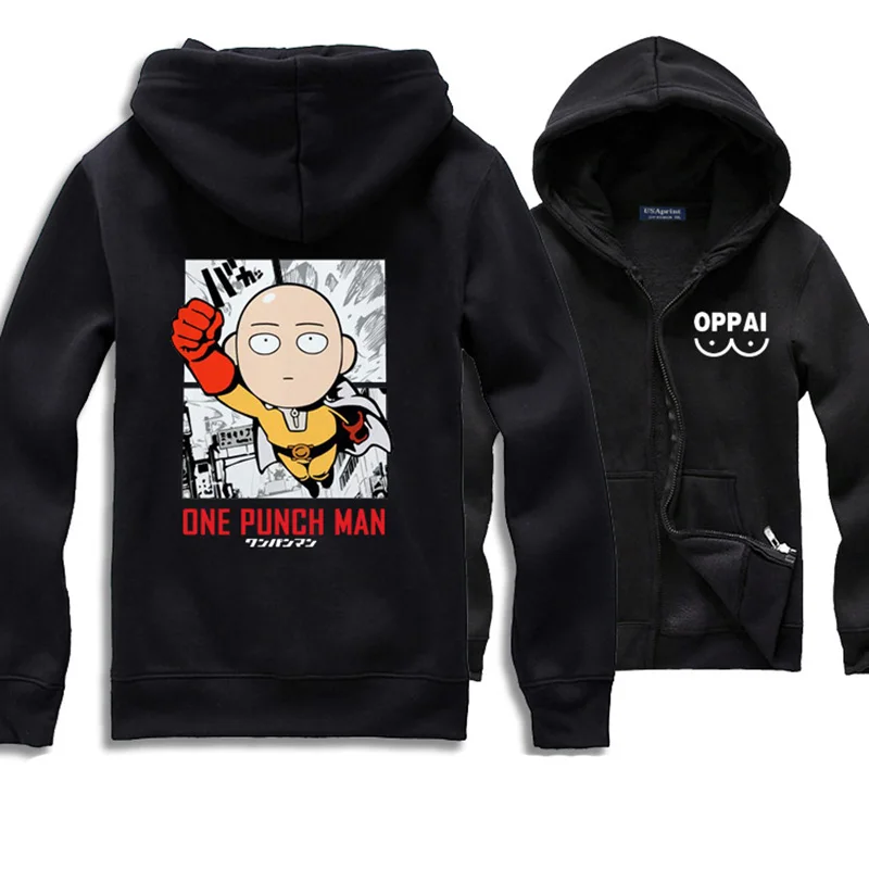 One Punch Man/толстовка с капюшоном для мужчин и женщин, Детская уличная одежда