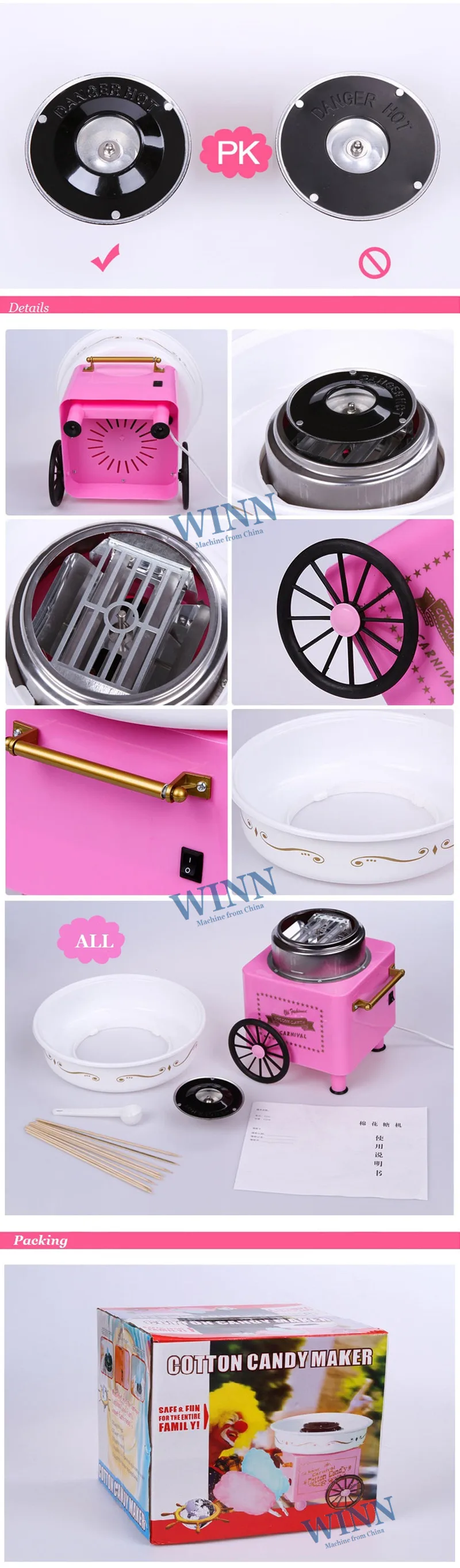 cotton canday maker details