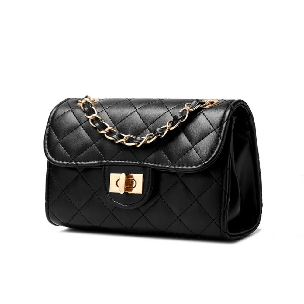 black plaid handbags