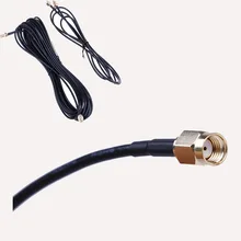 Стандартный RP-SMA мужского и женского пола MF Джек антенна Wi-Fi свинцовый Удлинительный кабель жила провода позолоченный 15/90 см