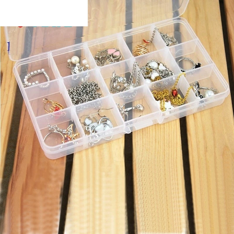 

OTOKY 2018 Double Eleven Beautiful fashion Elegant Tray 15 Slot Case Jewelry Rings Display Box Jewelry Storage Oct.21
