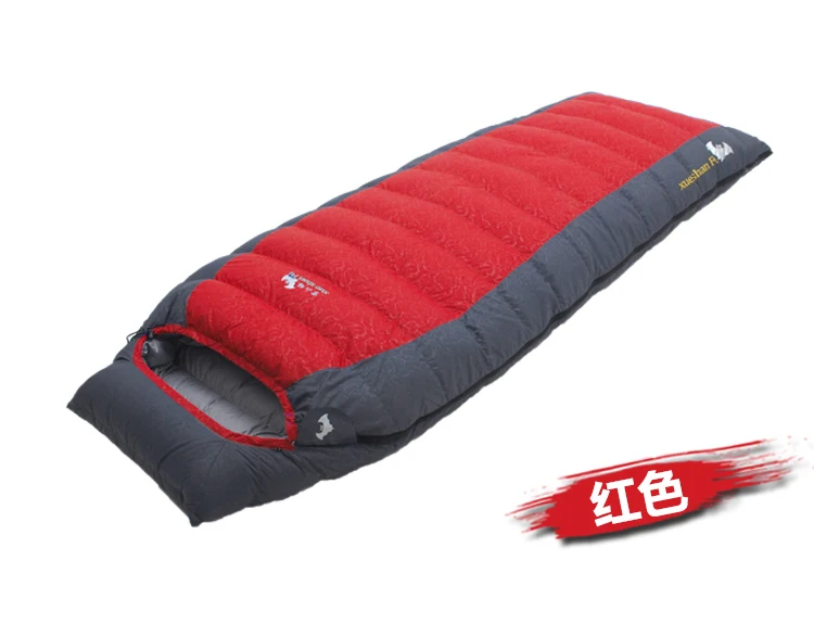 Recheio de Pato para Baixo Chegada de Alta Acampamento ao ar Xueshanfu 1800 e 2000 e 2200g Branco Novo Qualidade Livre Respirável Confortável Dormir Saco 5 High Quality Esporte e Lazer