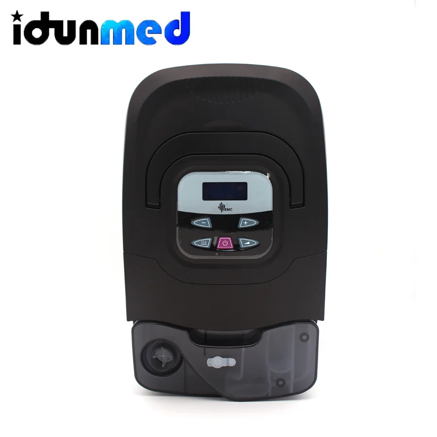  BMC CPAP Auto Machine GI Anti Snoring Automatic Portable Device With Silicone Full Face Mask Strap 