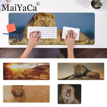 

MaiYaCa lion animals Rubber Computer Gamer Mousepad Desk Mat Locking Edge for CS GO LOL Dota Comfort Mouse Mat Gaming Mousepad