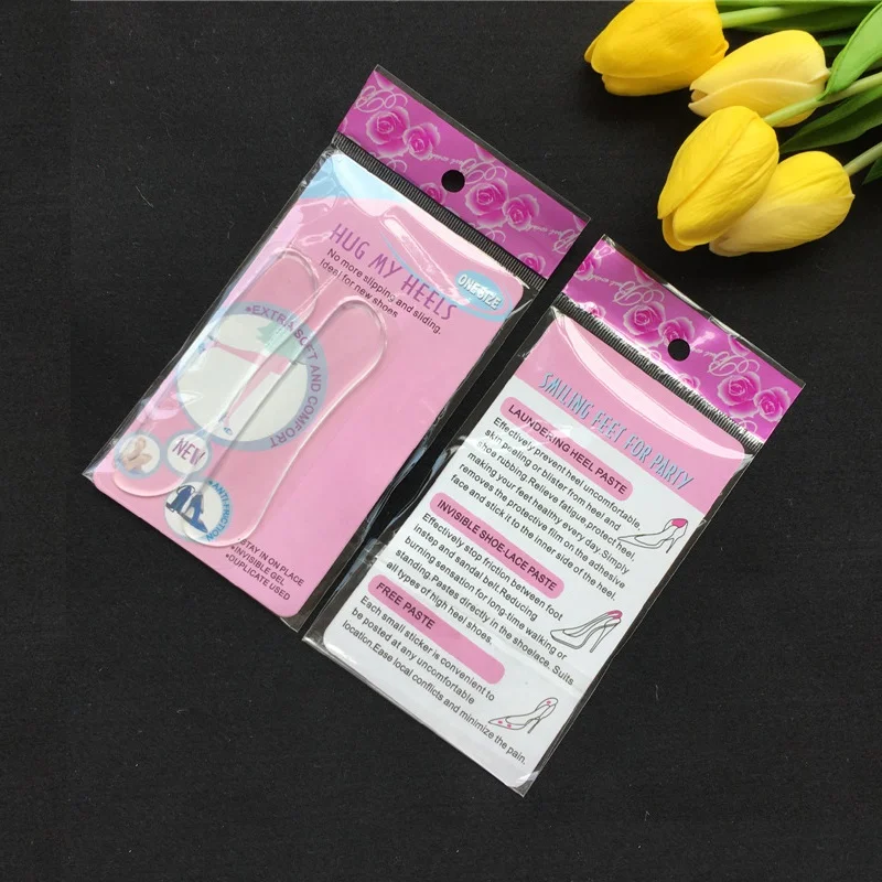 

Invisible Gel shoe-lace paste Thicker Anti-wearing Non-slip Anti-pain Soft Heel liner stickers Relieve fatigue Heel sticker