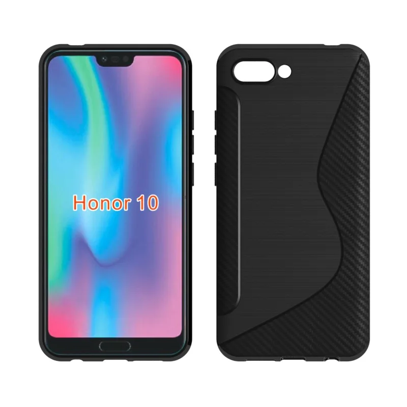50 шт./партия, чехол для huawei Honor 10 lite/P Smart, чистый цвет, NS line, TPU, задняя крышка для телефона, чехол для huawei Honor 10