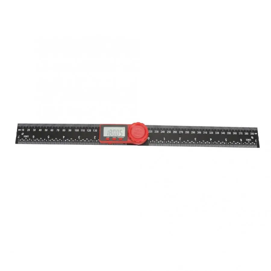 

Carbon Fibre Multi-function Angle Finder Digital Protractor Ruler 360 Degrees 200mm Digital Display