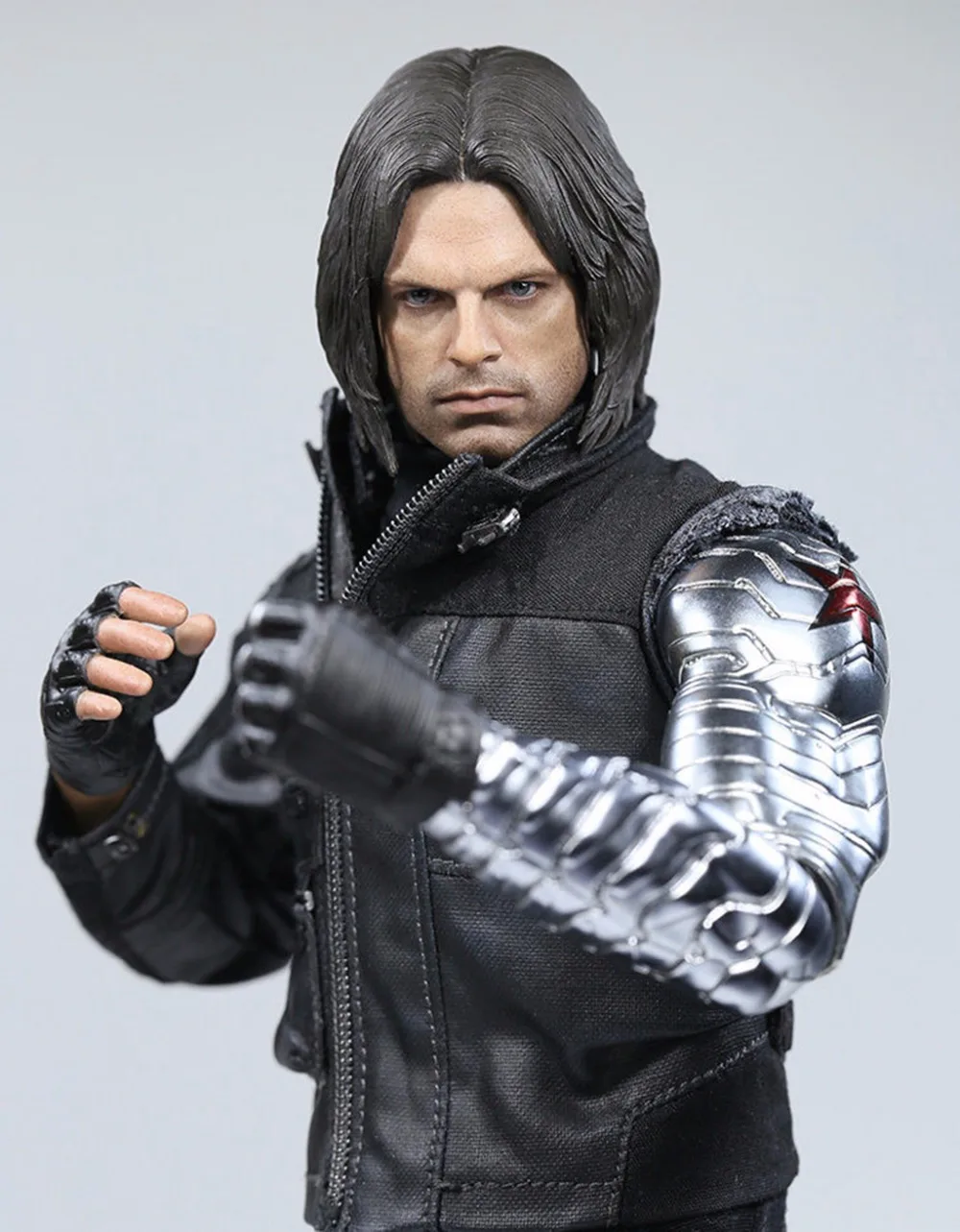 Pre Order 1 6 Winter Soldier Bucky Barnes With Mechanical Arm Captain American Civil War Action Figure Combat Suit Version Box Pre Order 1 6 Winter Soldier Bucky Barnes With Mechanical Arm Captain American Civil War Action Figure Combat Suit Version Box