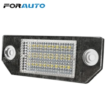 

FORAUTO Easy to Install A Pair Car Styling 6000K 5W Number Plate Light Light Source For Ford 24 LED
