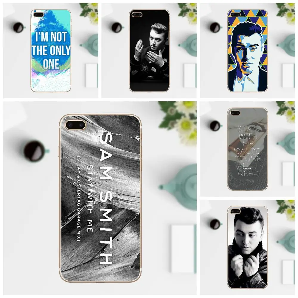 

Sam Smith Soft Silicone TPU Transparent Fashion Case For Galaxy Alpha Core Prime Note 4 5 8 S3 S4 S5 S6 S7 S8 S9 mini edge Plus