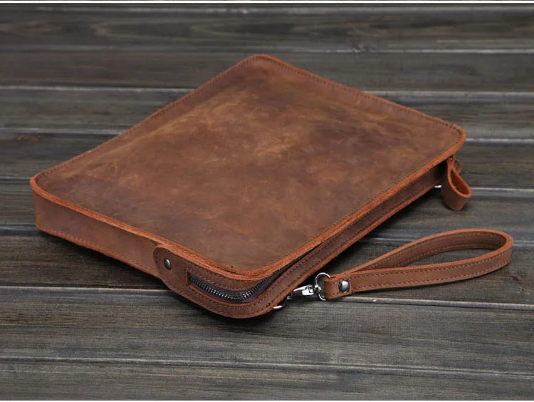genuine leather men messenger bags  (8)