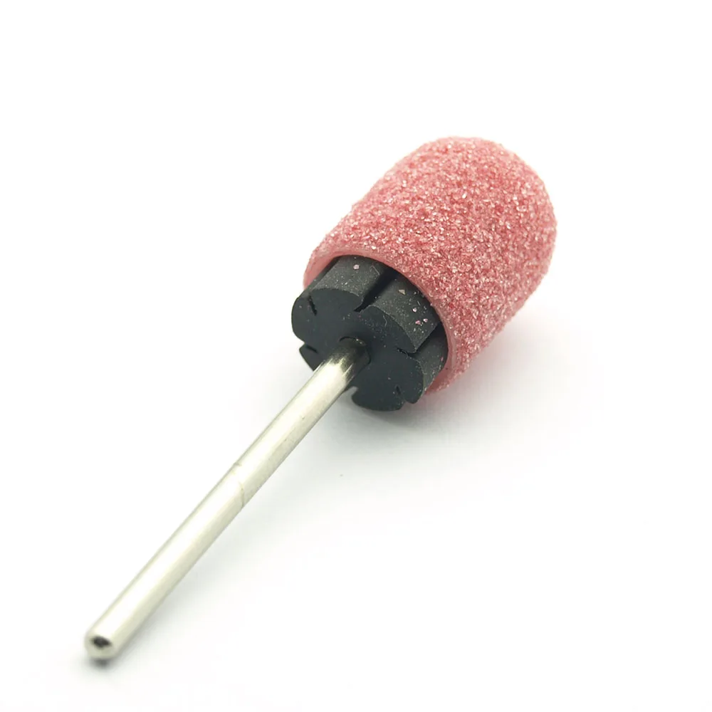 KIMAXCOLA 20 шт розовые шлифовальные колпачки электрическое сверло для Ногтей полосы средство для снятия УФ гель-лака для маникюра педикюра принадлежности для аппаратной обработки