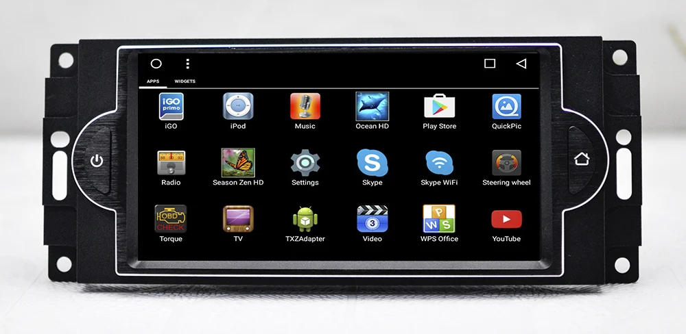 Top 6.95" Android Car Multimedia Stereo Radio Audio DVD GPS Navigation Sat Nav Head Unit for Jeep Wrangler Grand Cherokee 2006 2007 2